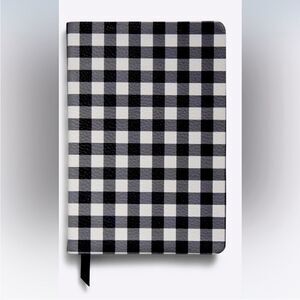 Draper James Mini Notebook NWT In Gingham Cor and 3 stickers